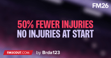 50% Fewer Injuries + No Injuries at the Beginning in FM26