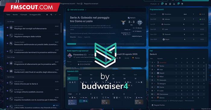 Football Manager 2026 Skins - Material Skin 26 by budwaiser4 - v0.1