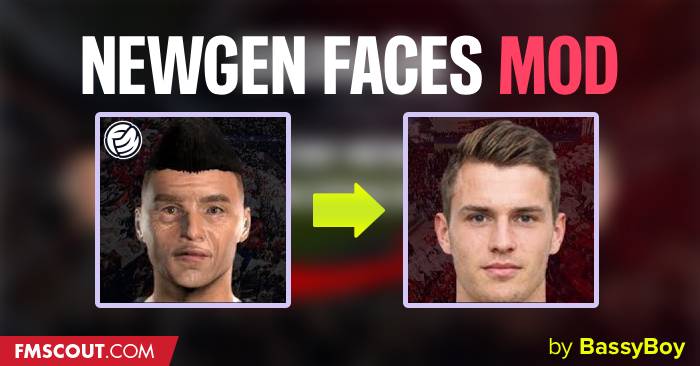 Football Manager 2026 Facepacks - More Realistic Newgen Faces for FM26
