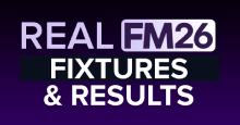 FM26 Real Fixtures, Results and Tables for Season 2025/26