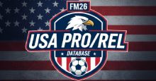 [FM26] USA Pro/Rel Database (200+ Playable teams) + Kit Pack (WIP)