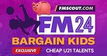 Football Manager 2024 Bargain Wonderkids & U21 Talents
