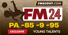 Football Manager 2024 PA -85 -9 -95 -10 Talents