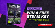 Football Manager 2026 Giveaways with Early Beta Access