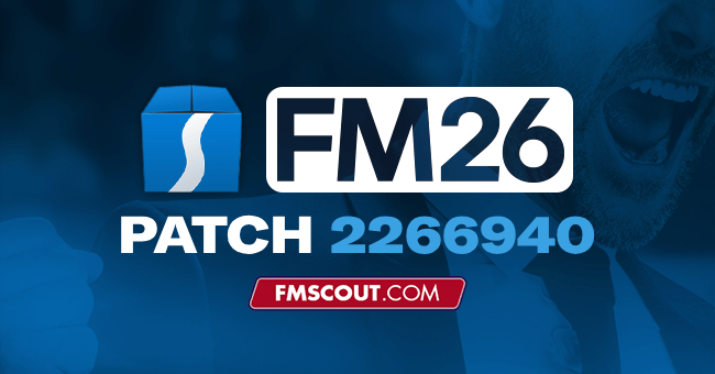 News - Football Manager 2026 Patch 26.1.3.2266940 - Minor Hotfix Update