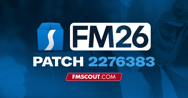 News - Football Manager 2026 Patch 26.2.0.2276383 - Minor Hotfix Update