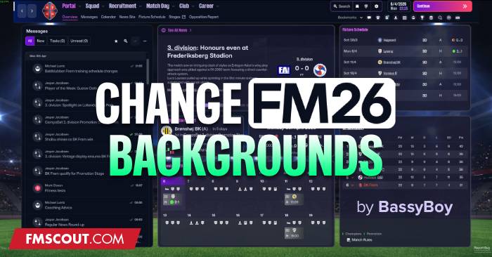 FM Tutorials - How to Change FM26 Background Images