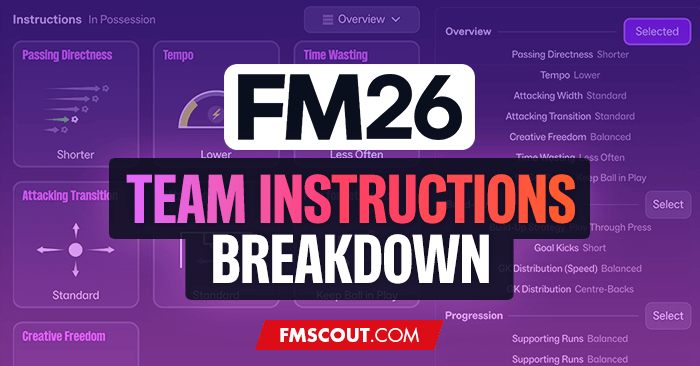 Football Manager Guides - FM26 Team Instructions: Complete Breakdown