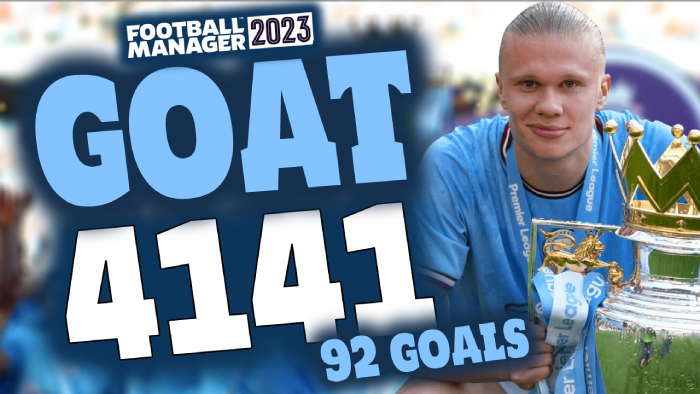Football Manager 2023 Tactics - 4141 GOAT Tactic by FM DNA