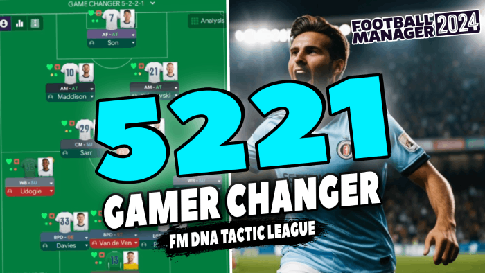 Football Manager 2024 Tactics - My Game Changer 5-2-2-1 tactic