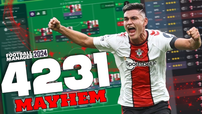 Football Manager 2024 Tactics - 4231 Mayhem Tactic FM24