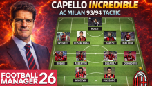 FM26 | Fabio Capello’s Legendary AC Milan 93/94 Tactic