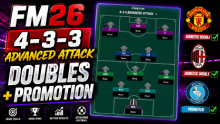 FM26 4-3-3 Advanced Attack Tactic