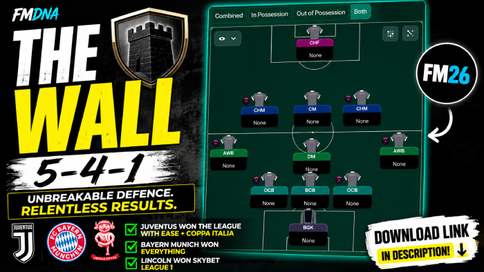 Football Manager 2026 Tactics - FM26 Defensive Beast Tactic 🧱