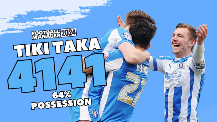 Football Manager 2024 Tactics - Lower League DOMINATION Tiki Taka 4 1 4 1 (64% POSSESSION)