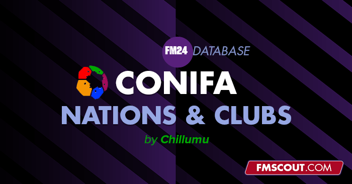 ConIFA Database for FM 24 by Chillumu (Club & International)