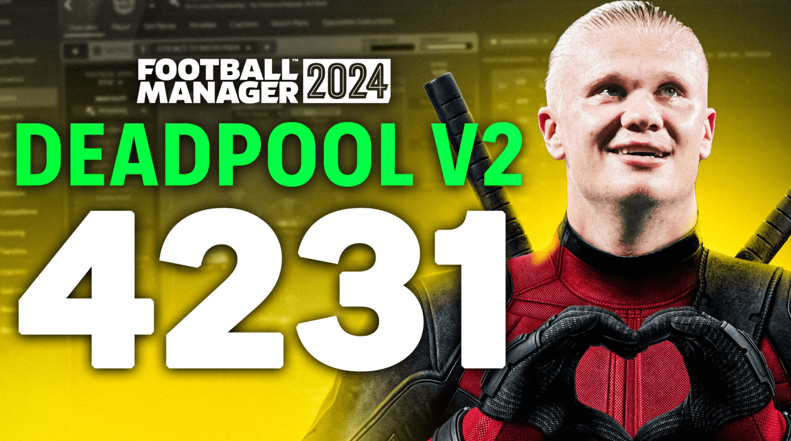Football Manager 2024 Tactics - GYR DEADPOOL V2 FM24