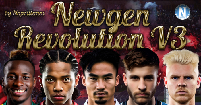 Football Manager 2023 Facepacks - Newgen Revolution V3 Update - AI Generated facepack