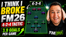 I Think I Broke FM26 With This 4-2-4 Tactic