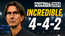 FM24 Incredible 4-4-2 Tactic