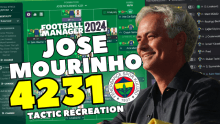José Mourinho's 4231 Fenerbahce tactic
