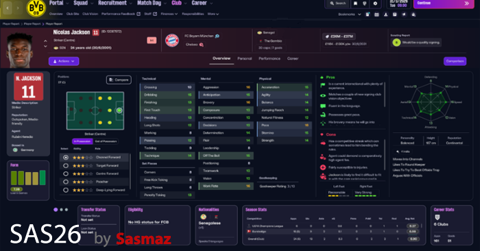 Football Manager 2026 Skins - The SAS skin is back for FM26 - A new era has begun.