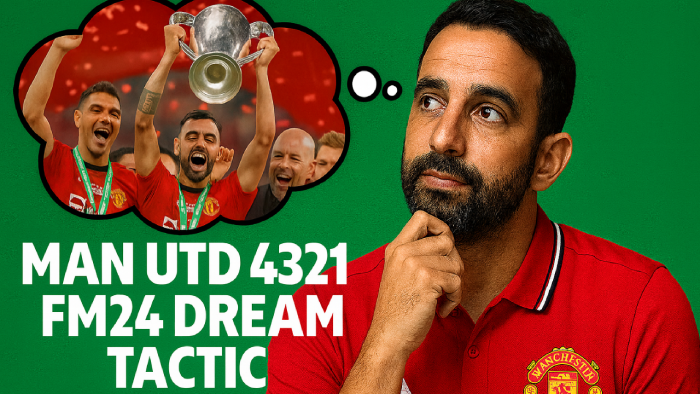 Football Manager 2024 Tactics - FM24 Man Utd 4-3-2-1 Dream Tactic