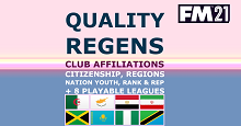 Quality Regens Club Affiliations Citizenship FM21 DB Update