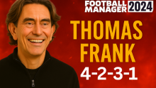 Thomas Frank's Brentford 4-2-3-1 Tactic RECREATED in FM24