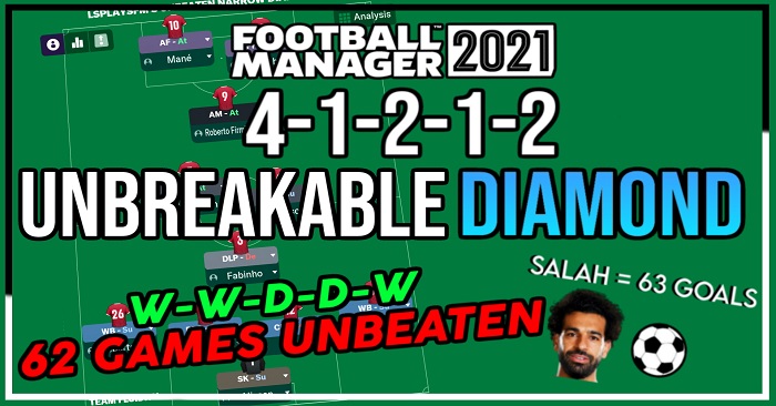 Football Manager 2021 Tactics - LSPlaysFM's Unbreakable Diamond - 105 Pts, 3.00 GPG, Unbeaten Seasons & More!