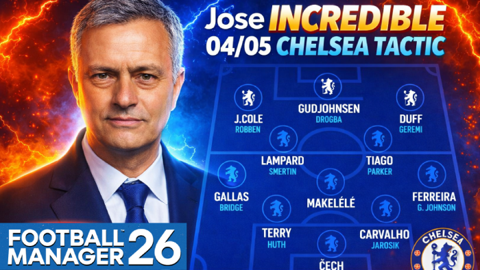 Football Manager 2026 Tactics - Recreating José Mourinho’s 2004/2005 Chelsea Tactic in FM26