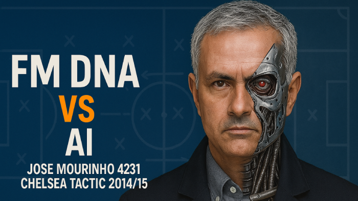 Football Manager 2024 Tactics - Mourinho's 2014/15 Chelsea Tactic - Human vs AI