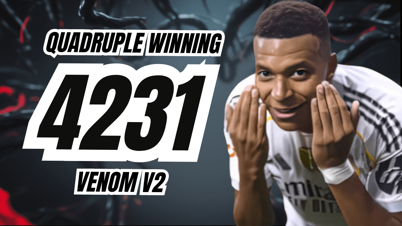 GYR - QUADRUPLE WINNING 4231! 100+ Goals!