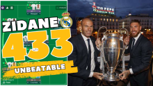 Zinedine Zidane 433 Unbeatable Real Madrid tactic